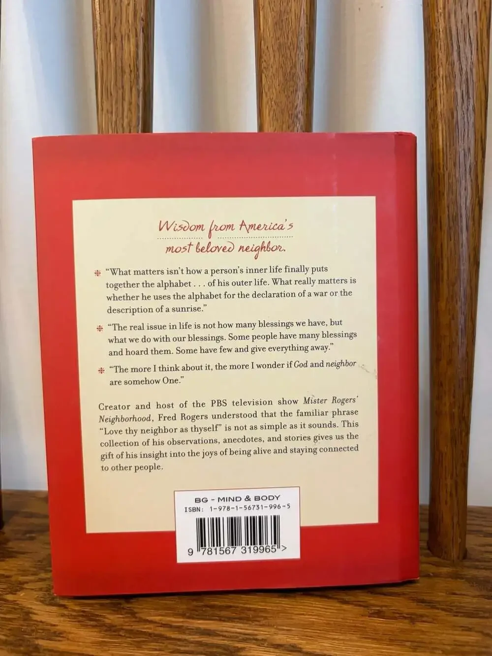 The World According to Mister Rogers: Important Things to Remember by Fred Roger